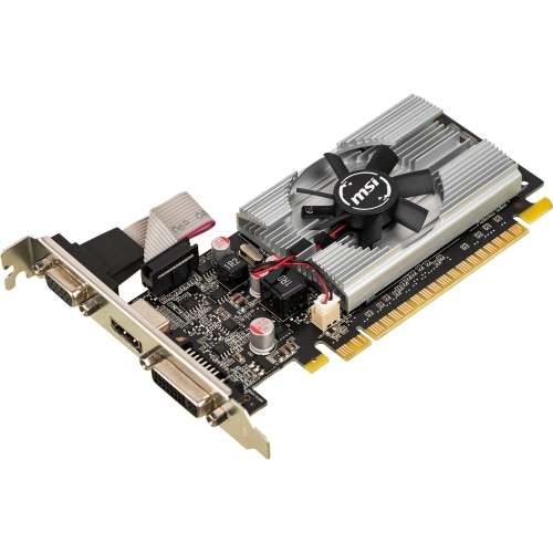MSI N210 1GD3/LP ** GRAPHICS CARD ** WARRANTY ** GOOD CONDITION **