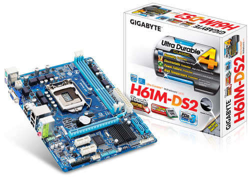 GIGABYTE GA-H61M-DS2 (rev. 1.0) ** MOTHERBOARD ** EXCELLENT CONDITION ** WARRANTY **