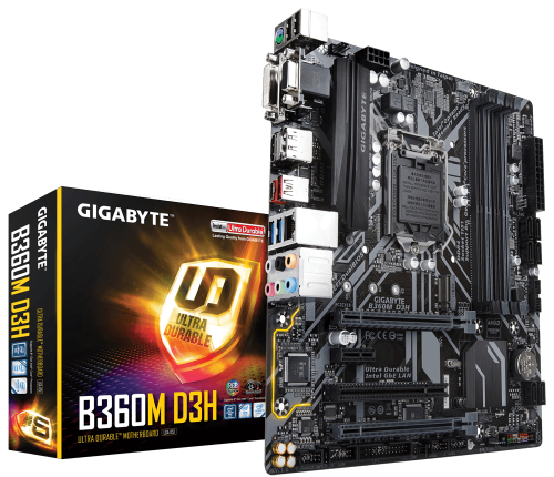 GIGABYTE B360M DH3 ** GAMING MOTHERBOARD ** GOOD CONDITION ** WARRANTY **