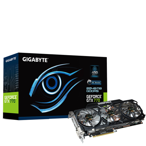 GIGABYTE GTX 770 WINDFORCE 2GB  ** GAMING GRAPHICS CARD ** GOOD CONDITION ** WARRANTY **