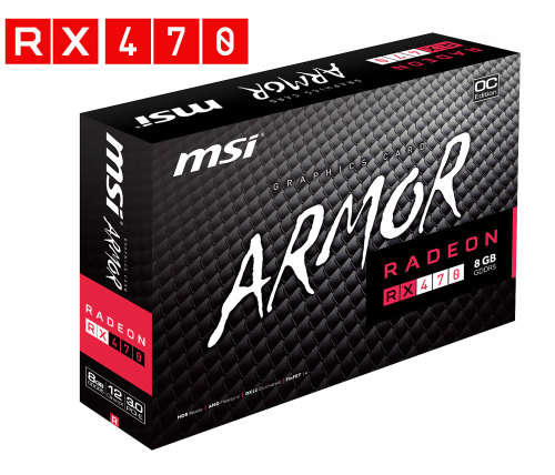 Msi Rx470 8G Armor - Graphics Card - Good Condition - Warranty