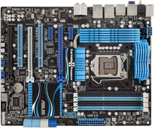 ASUS P8P67 DELUXE ** GAMING MOTHERBOARD ** GOOD CONDITION ** WARRANTY**
