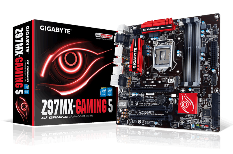 GIGABYTE GA-Z97MX-GAMING 5 ** GAMING MOTHERBOARD ** GOOD CONDITION ** WARRANTY **