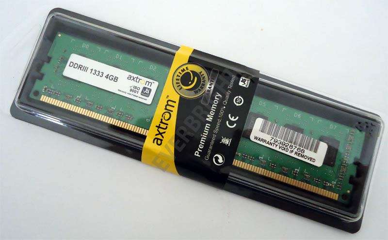 AXTROM DDR3 4GB 1333MHZ (1x4GB) ** DESKTOP RAM ** GOOD CONDITION ** WARRANTY **