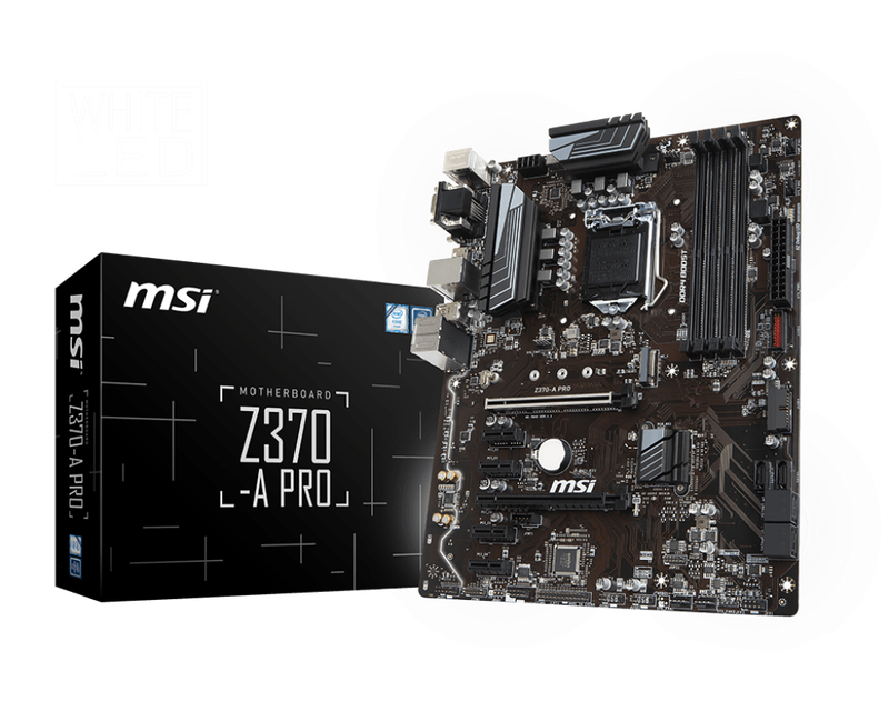 Msi Z370-A Pro - Gaming Motherboard - Good Condition - Warranty