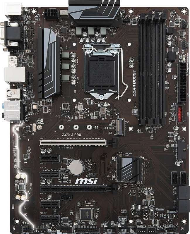 Msi Z370-A Pro - Gaming Motherboard - Good Condition - Warranty