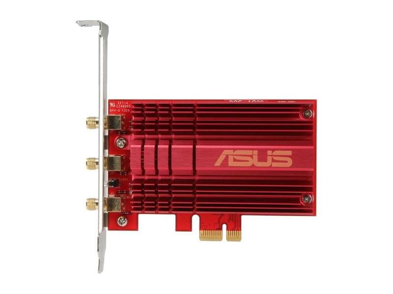 ASUS PCE-AC68 ** DUAL BAND WIRELESS -AC1900 PCIe ADAPTER ** EXCELLENT CONDITION ** WARRANTY **