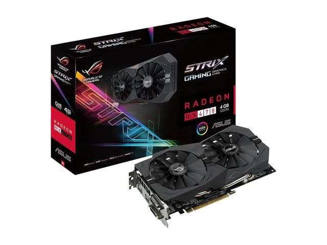 ASUS STRIX RX470 4GB ** GAMING GRAPHICS CARD ** WARRANTY ** EXCELLENT CONDITION **