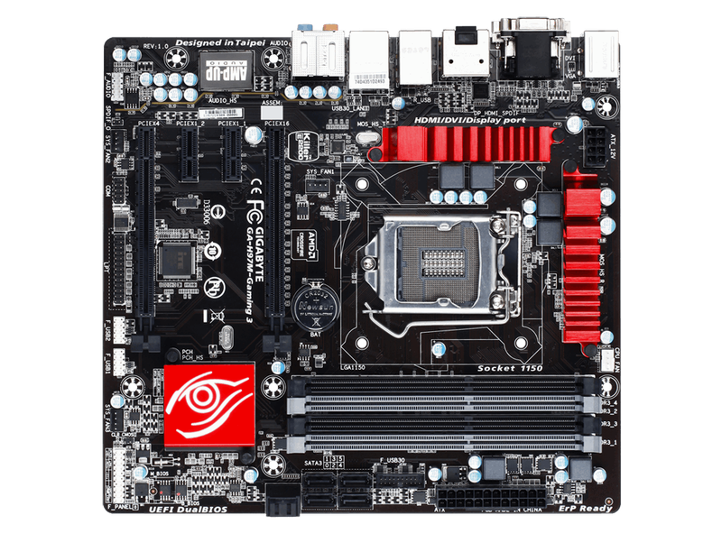 GIGABYTE GA-H97M-GAMING 3 (rev. 1.0) ** GAMING MOTHERBOARD ** GOOD CONDITION ** WARRANTY **