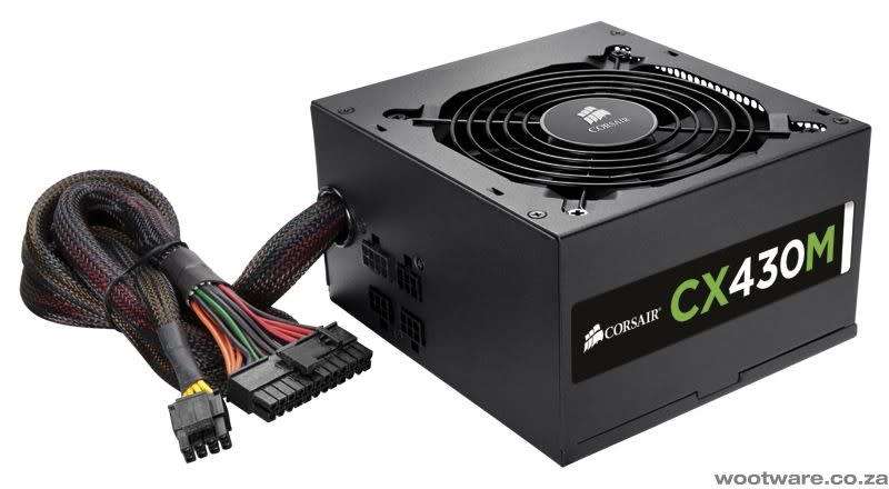 CORSAIR CX430M ** 80 PLUS BRONZE CERTIFIED POWER SUPPLY ** GOOD CONDITION ** WARRANTY **
