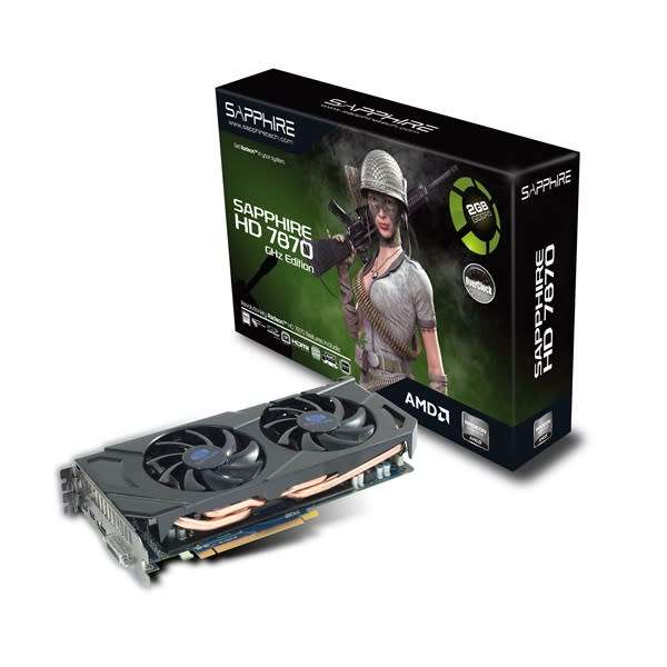 SAPPHIRE HD 7870 OC 2GB ** GAMING GRAPHICS CARD ** GOOD CONDITION ** WARRANTY **