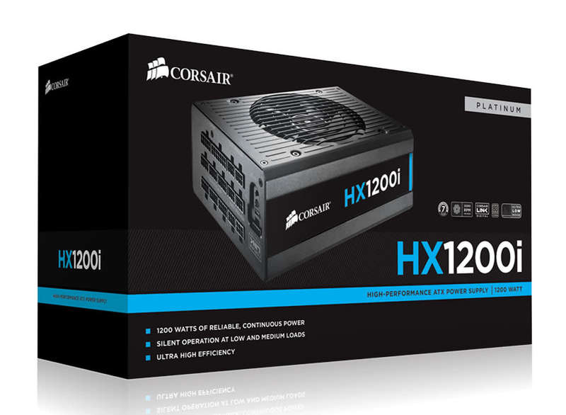 Corsair HX1200i 80+ Platinum - Gaming Power Supply - Good Condition - Warranty