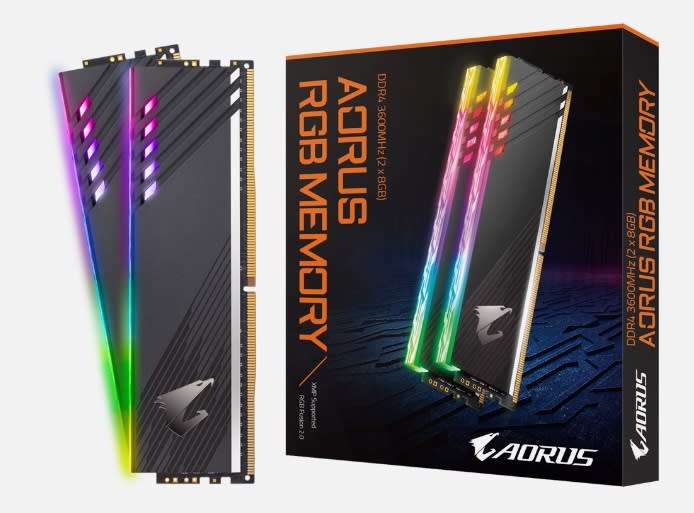AORUS RGB DDR4 16GB (2x8GB) 3600MHz ** GAMING RAM ** GOOD CONDITION ** WARRANTY **