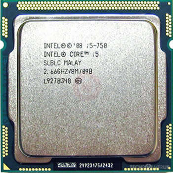INTEL CORE i5 750 ** DESKTOP PROCESSOR ** GOOD CONDITION ** WARRANTY **