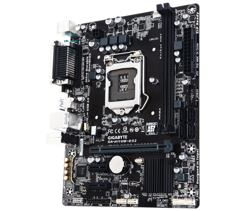 GIGABYTE GA-H110M-DS2 ** MOTHERBOARD ** GOOD CONDITION ** WARRANTY **