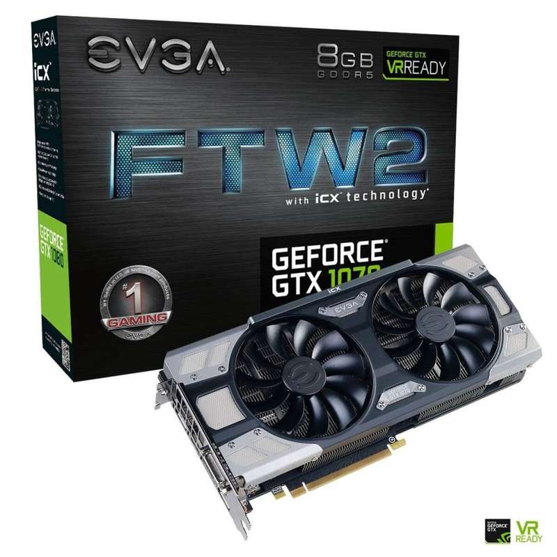 EVGA GTX 1070 FTW2 GAMING iCX 8GB  ** GAMING GRAPHICS CARD ** GOOD CONDITION ** WARRANTY **