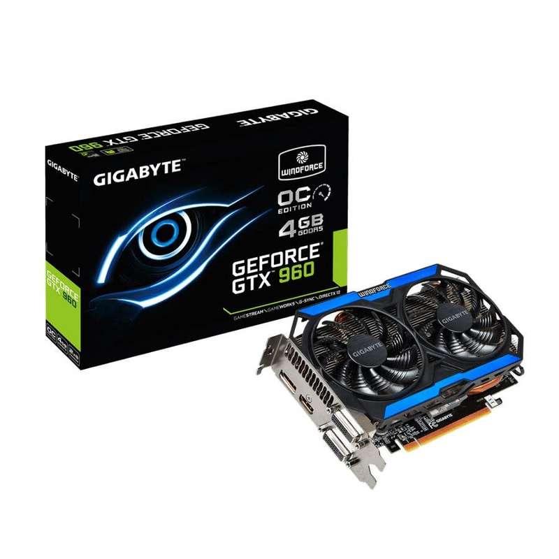 GIGABYTE GTX 960 OC 2GB WINDFORCE ** GRAPHICS CARD ** GOOD CONDITION ** WARRANTY **