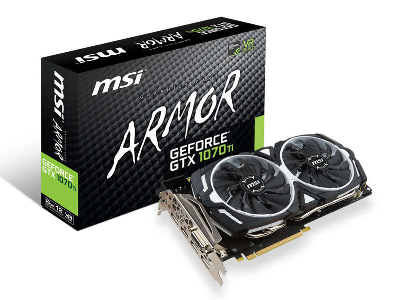 MSI GTX 1070TI ARMOR 8GB ** GAMING GRAPHICS CARD ** GOOD CONDITION ** WARRANTY **