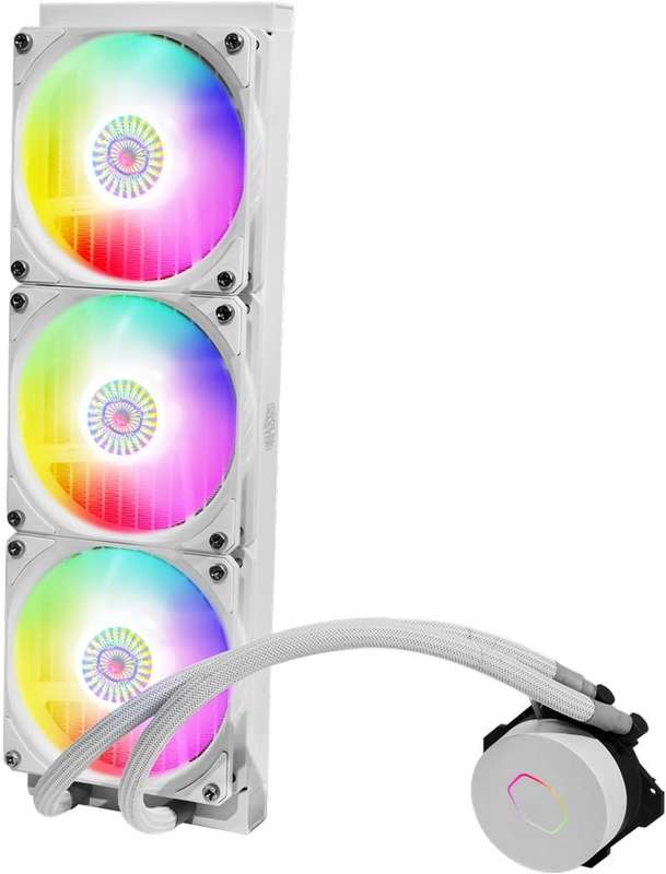 COOLER MASTER MASTERLIQUID ML360L V2 WHITE ** LIQUID CPU COOLING ** GOOD CONDITION ** WARRANTY **