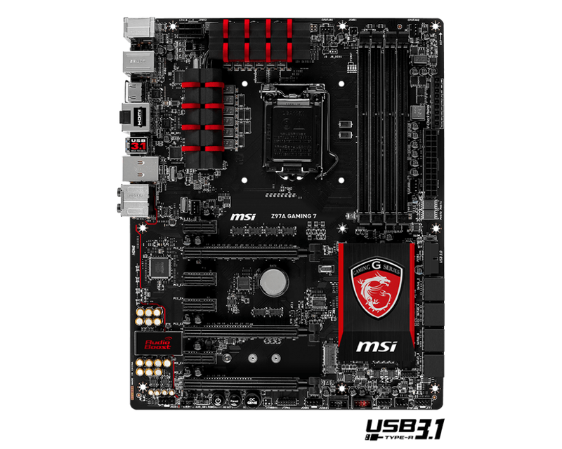MSI Z97A GAMING 7 ** GAMING MOTHERBOARD ** GOOD CONDITION ** WARRANTY **