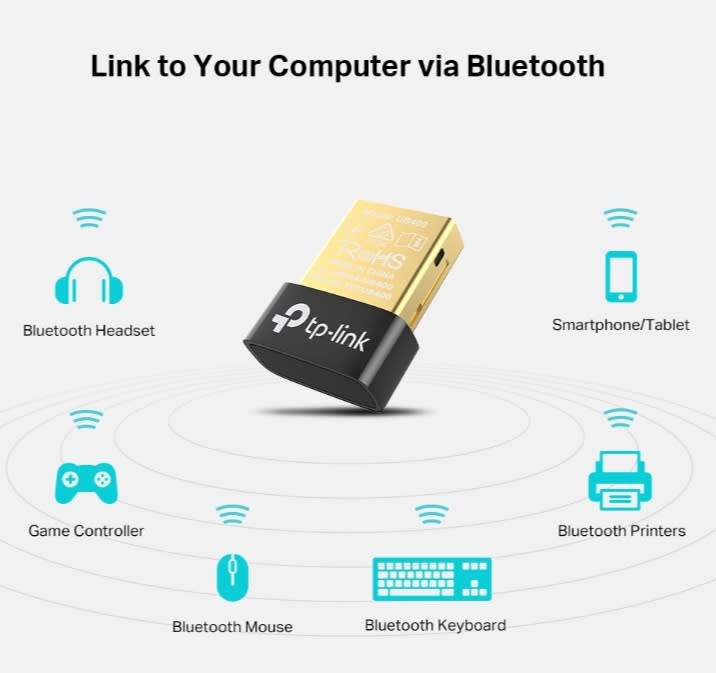 TP LINK UB400 ** BLUETOOTH 4.0 NANO USB ADAPTER ** GOOD CONDITION ** WARRANTY **