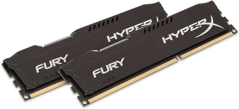 KINGSTON HYPER X FURY DDR3 ** 16GB (2x8GB) 1866MHz ** GAMING RAM ** WARRANTY ** BLACK **