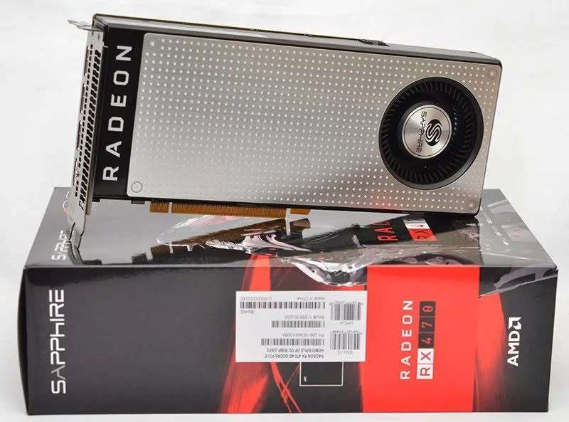 SAPPHIRE RADEON RX470 PLATINUM EDITION ** GAMING GRAPHICS CARD ** GOOD CONDITION ** WARRANTY **