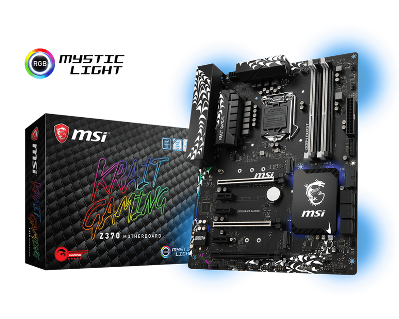 MSI Z370 KRAIT GAMING ** GAMING MOTHERBOARD ** GOOD CONDITION ** WARRANTY **