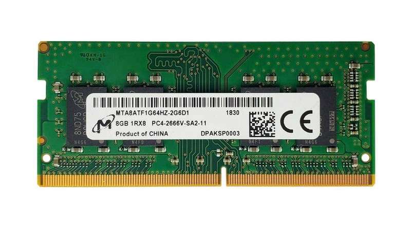 MICRON DDR4 8GB 2666MHZ ** LAPTOP RAM ** GOOD CONDITION ** WARRANTY **