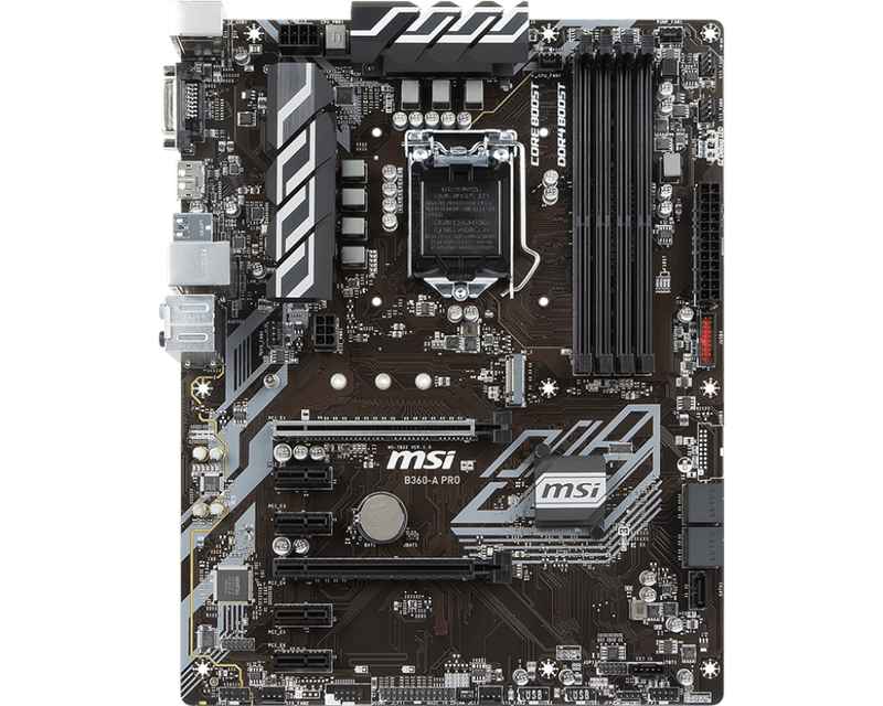 MSI B360-A PRO ** GAMING MOTHERBOARD ** GOOD CONDITION ** WARRANTY **