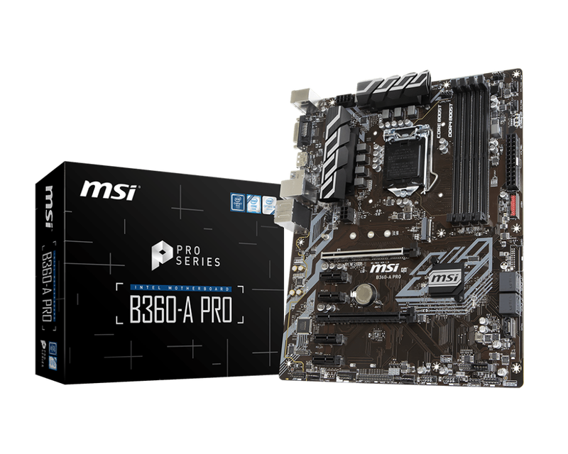 MSI B360-A PRO ** GAMING MOTHERBOARD ** GOOD CONDITION ** WARRANTY **