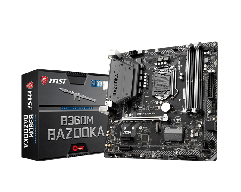 Msi B360M Bazooka - Gaming Motherboard - Good Condition - Warranty