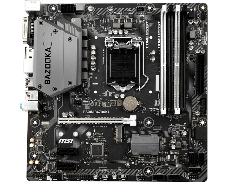Msi B360M Bazooka - Gaming Motherboard - Good Condition - Warranty