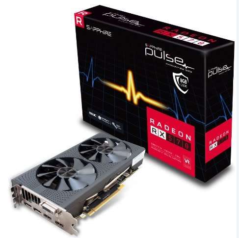 SAPPHIRE PULSE RX570 8GB ** GAMING GRAPHICS CARD ** GOOD CONDITION ** WARRANTY **