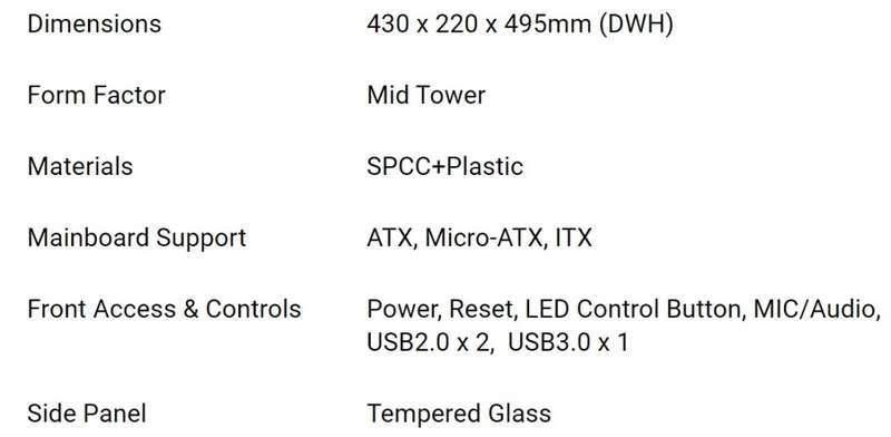 ANTEC NX600 ** MID TOWER GAMING CASE ** EXCELLENT CONDITION ** WARRANTY **