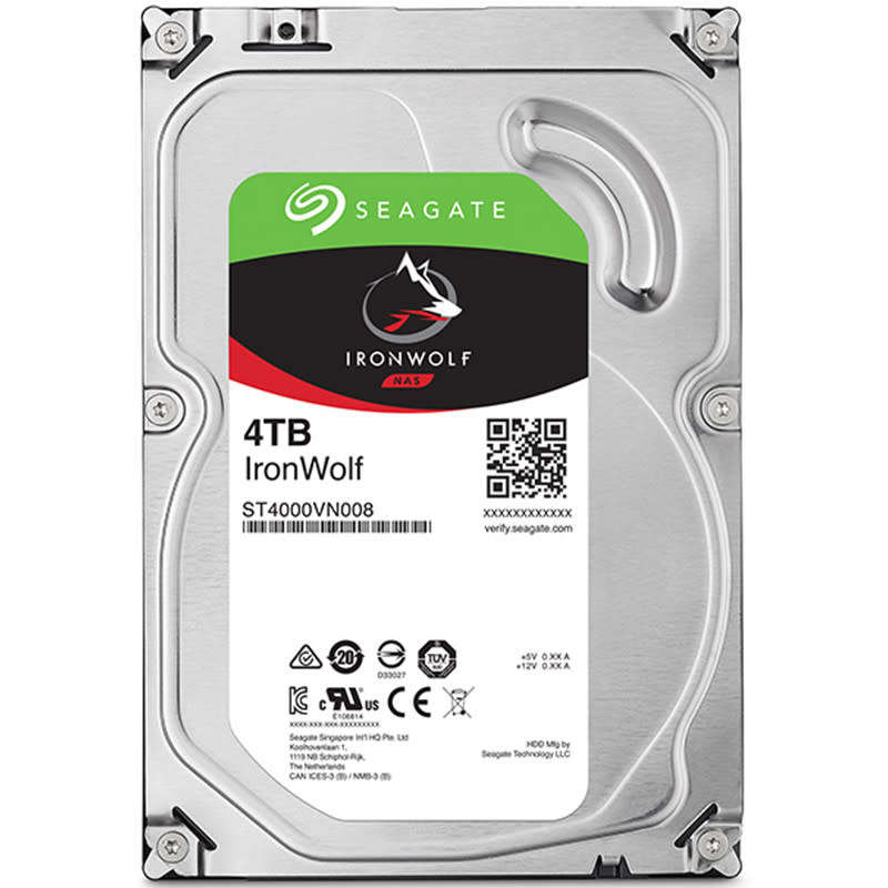 SEAGATE IRONWOLF NAS 4TB ** DESKTOP HARD DRIVE ** GOOD CONDITION ** WARRANTY **