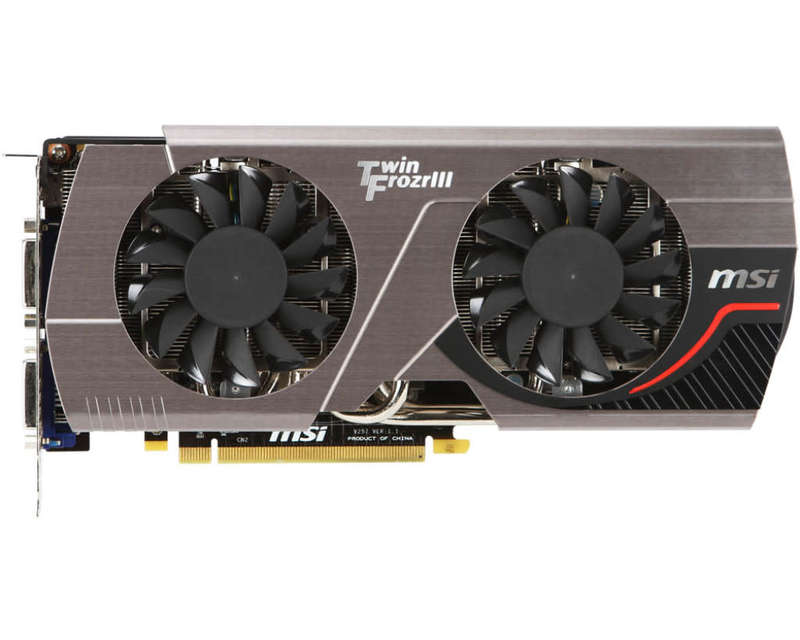 MSI GTX 570 TWIN FROZR III OC ** GAMING GRAPHICS CARD  ** GOOD CONDITION ** WARRANTY **