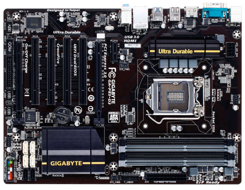 GIGABYTE GA-P85-D3 ** GAMING MOTHERBOARD ** EXCELLENT CONDITION ** WARRANTY **