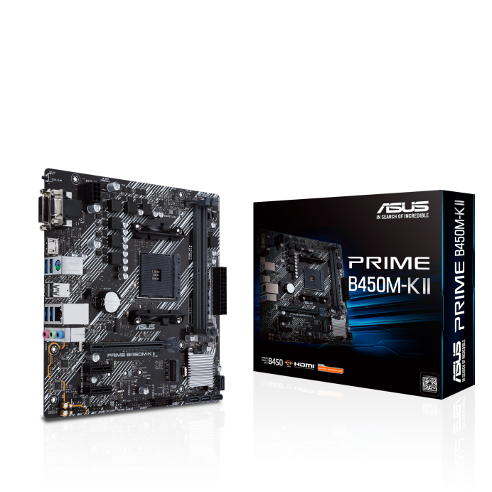 ASUS PRIME B450M-K II ** GAMING MOTHERBOARD ** GOOD CONDITION ** WARRANTY **