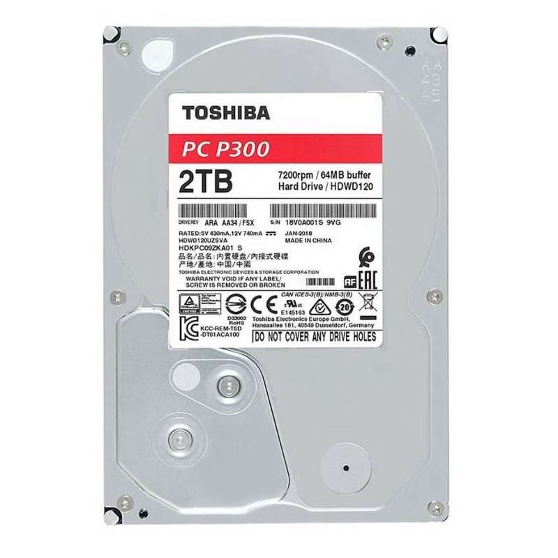 TOSHIBA PC P300 2TB HARD DRIVE ** GOOD CONDITION ** WARRANTY **