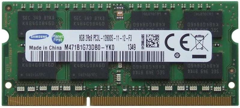 SAMSUNG 8GB DDR3 (1600MHz) ** LAPTOP RAM ** GOOD CONDITION ** WARRANTY **