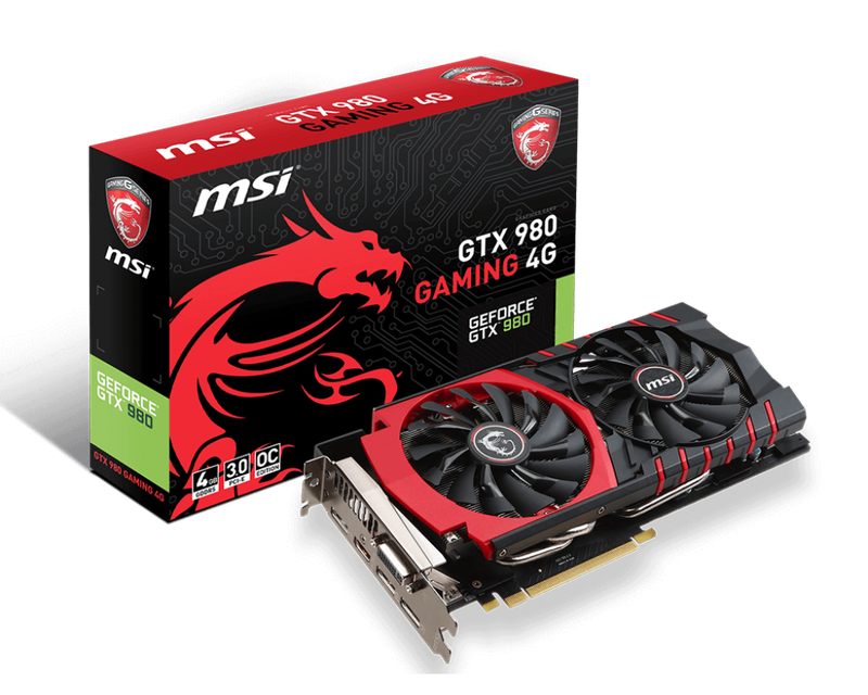 Msi Gtx980 4G Gaming - Gaming Graphics Card - Good Condition - Warranty