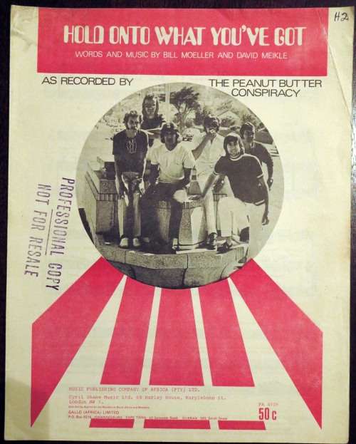 The Peanut Butter Conspiracy Hold onto what You've Got sheet music 1971