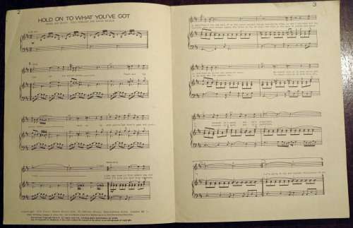 The Peanut Butter Conspiracy Hold onto what You've Got sheet music 1971