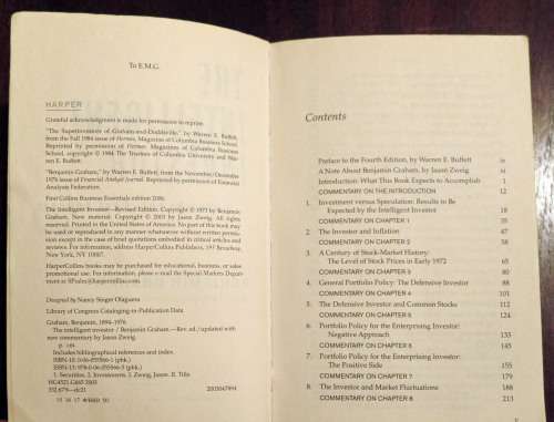 Benjamin Graham. The Intelligent Investor. Introduced by Warren Buffett. Revised edition
