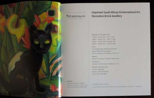 Strauss & Co 16 October 2017 auction catalogue Tretchikoff Irma Stern Kentridge Laubser