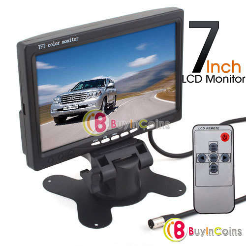 7" TFT LCD Car Rear View Color Screen Monitor