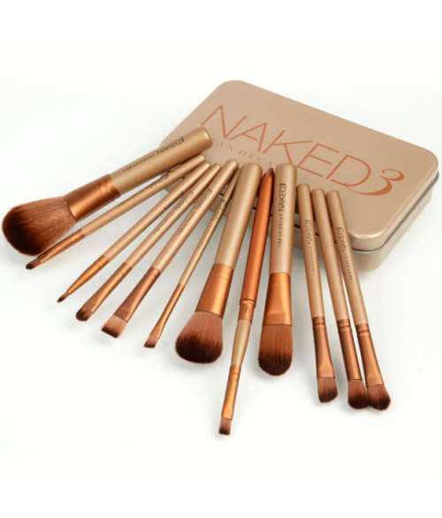 Urban Decay Naked3 Cosmetic Makeup Brush Set with Storage Box - 12 Piece SetUrban Decay Naked3 Cosm