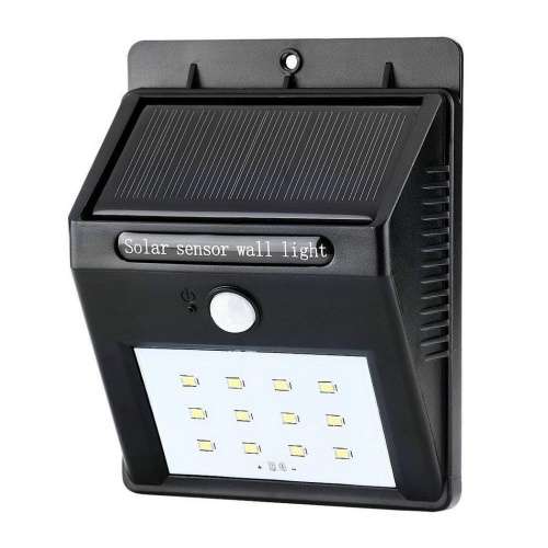 20 LED Solar Powered PIR Motion Sensor Security Wall Garden Light Lamp Outdoo