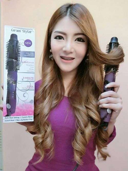 4 in 1 Ceram´ Styler Ionic Styler Pro Ionic Hot Brush and Ceramic Flat Iron